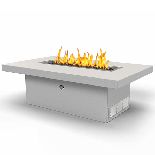 The Outdoor Plus Unfinished Rectangular Fire Pit Table for DIY