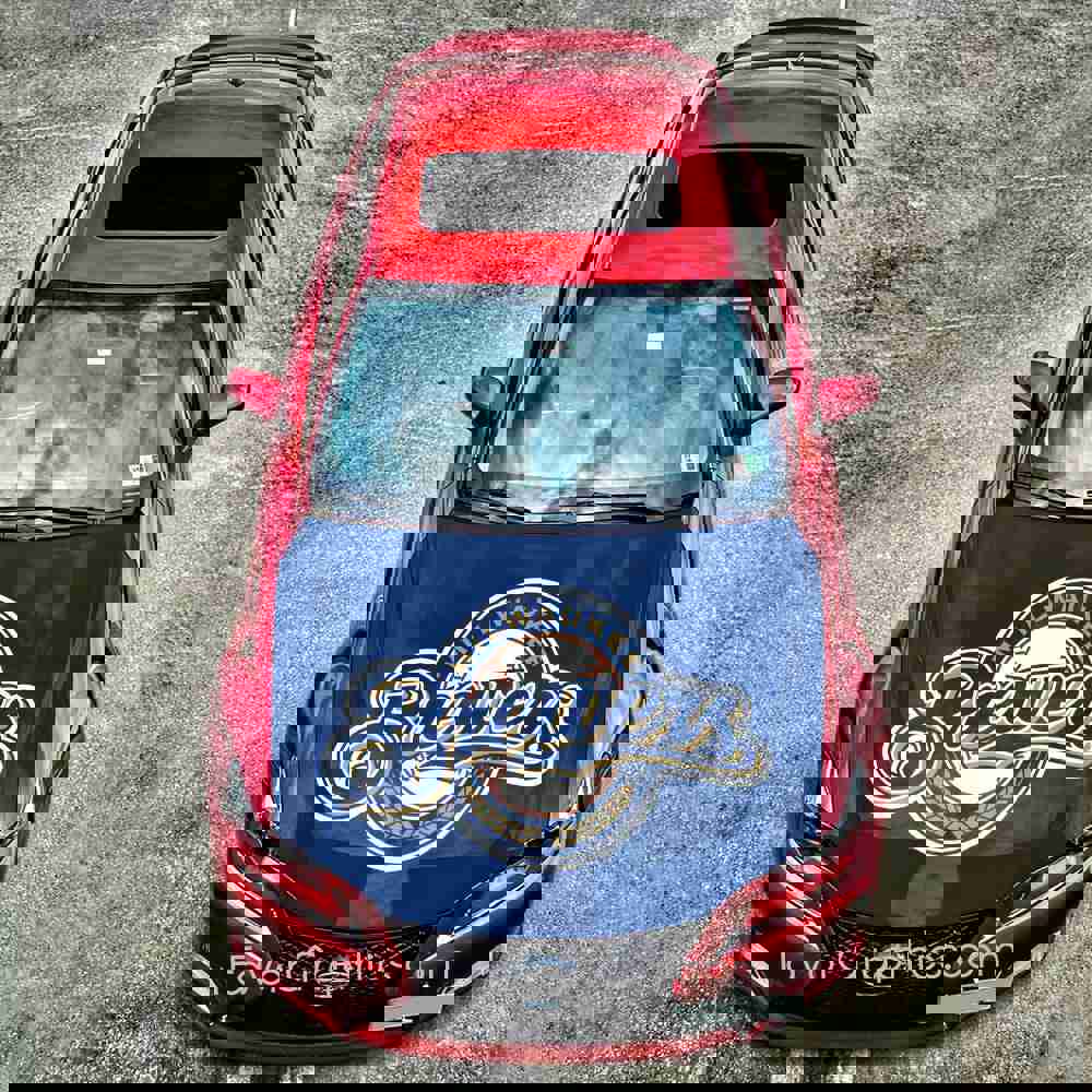Milwaukee Brewers Itasha Car Vinyl Hood Wrap Decal Sticker