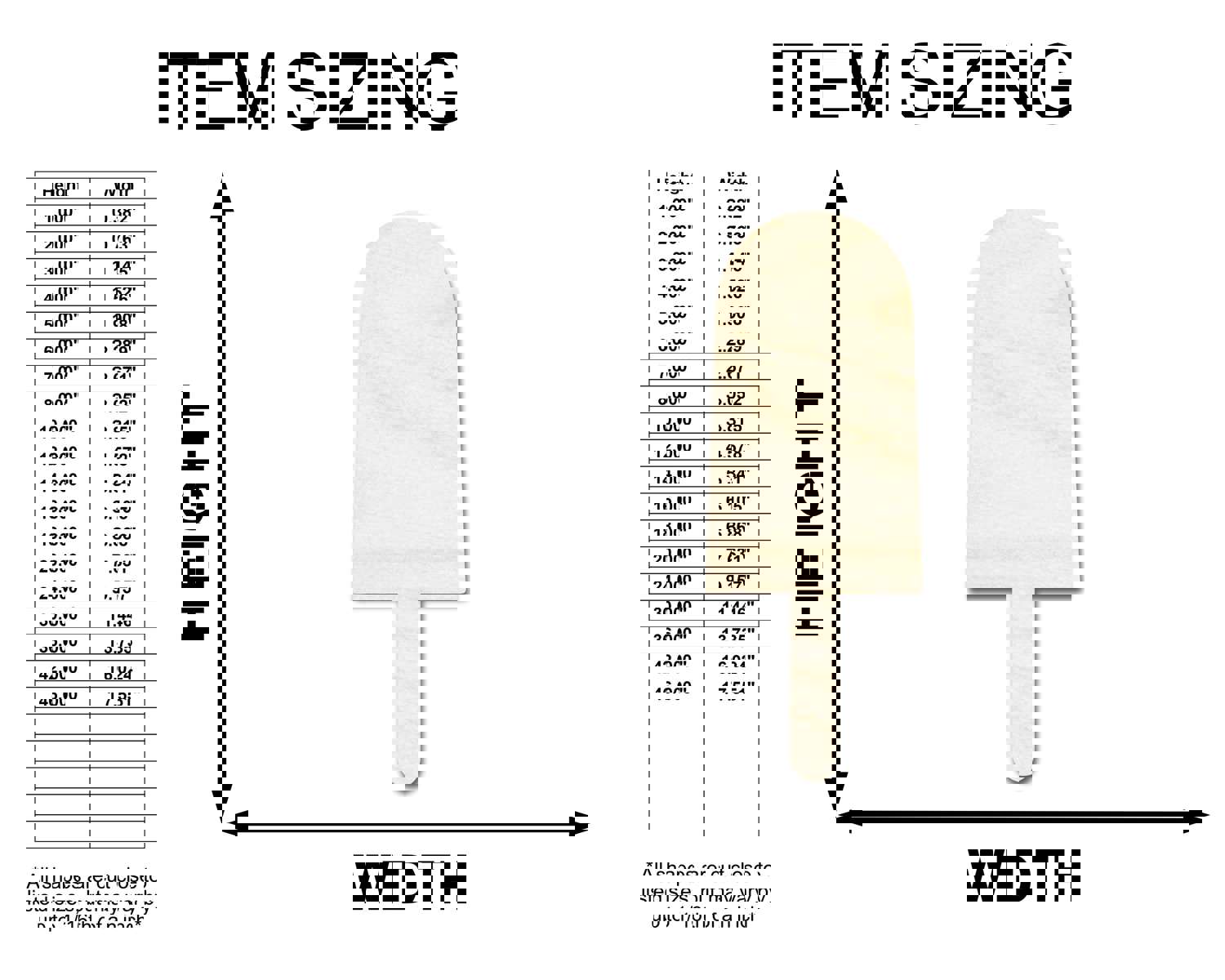 Unfinished Wood Summer Popsicle Shape for DIY Crafts