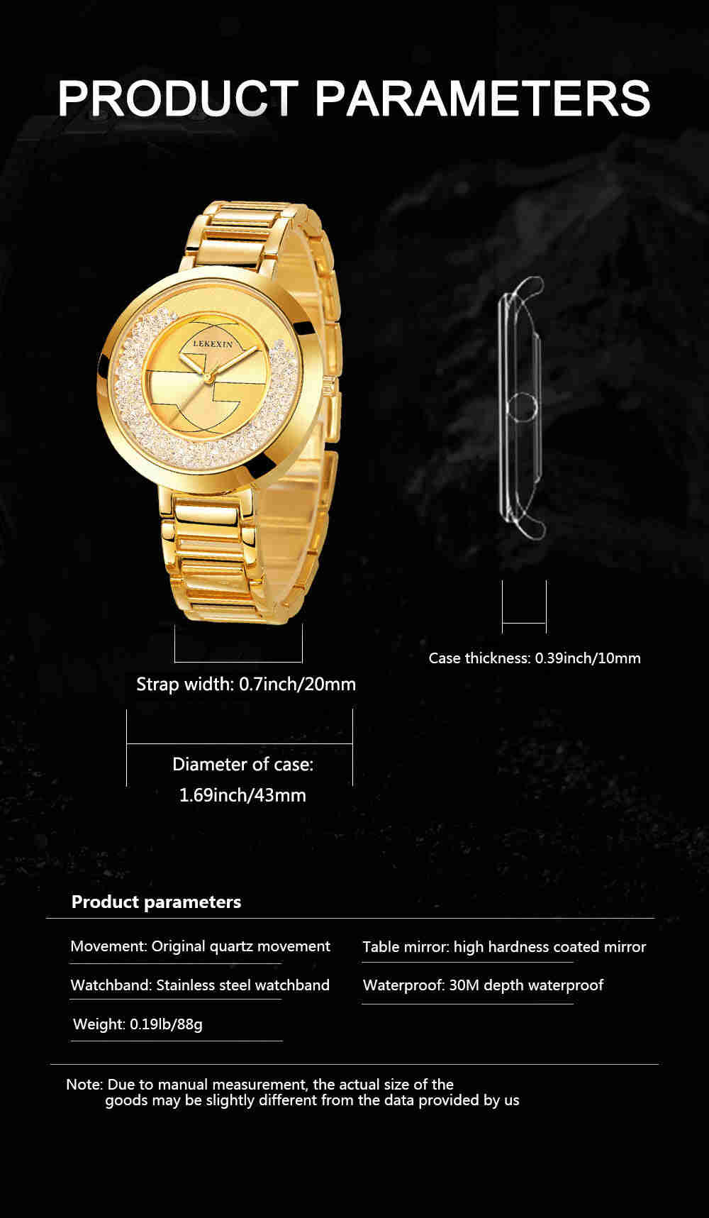 PINTME Women Watch - Fashionable Quartz Watch for Ladies