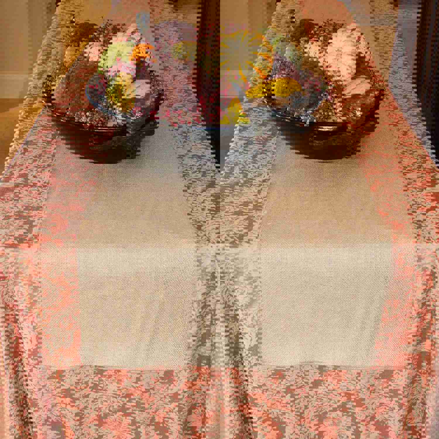 Natural 13 x 72 Havana Table Runner with Square Ends