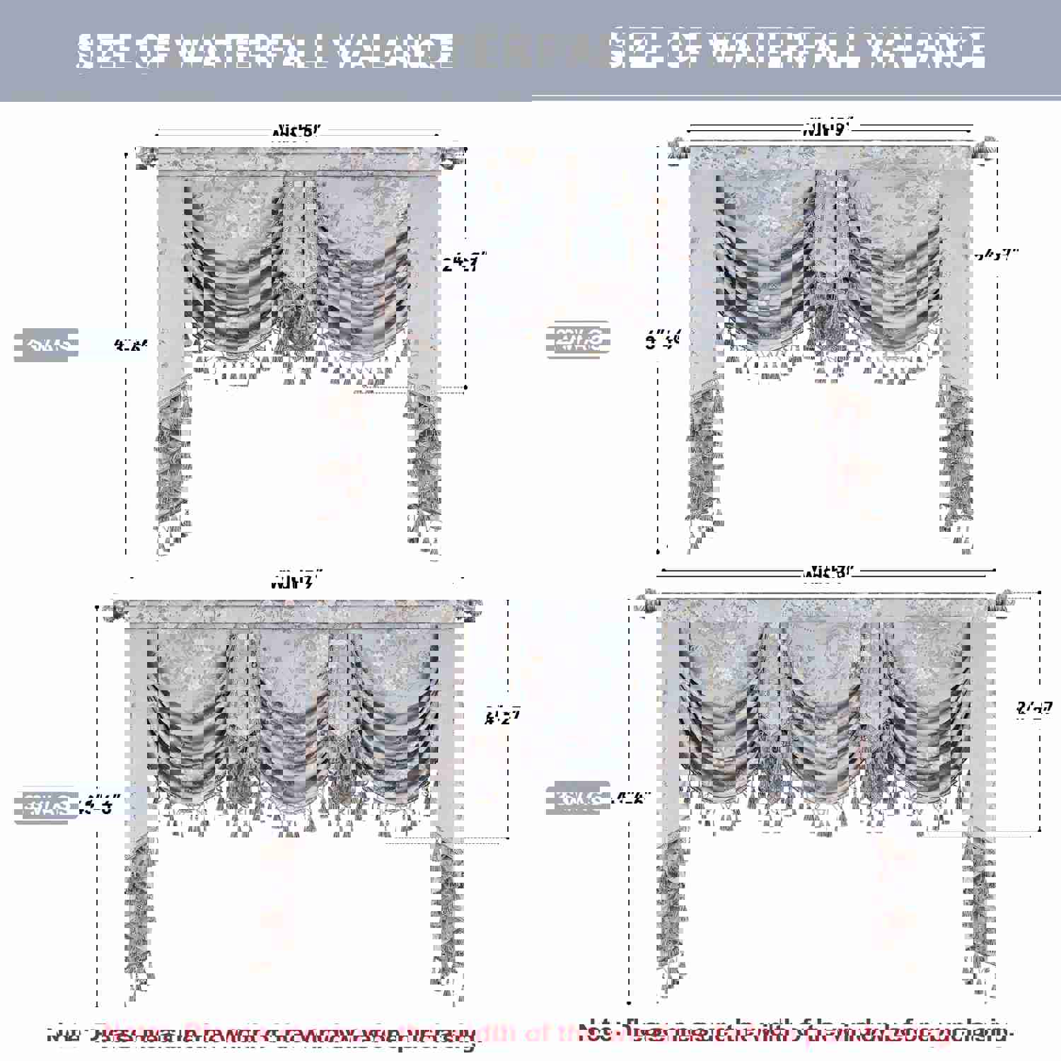 Provence Swag Valance - Elegant Window Decor