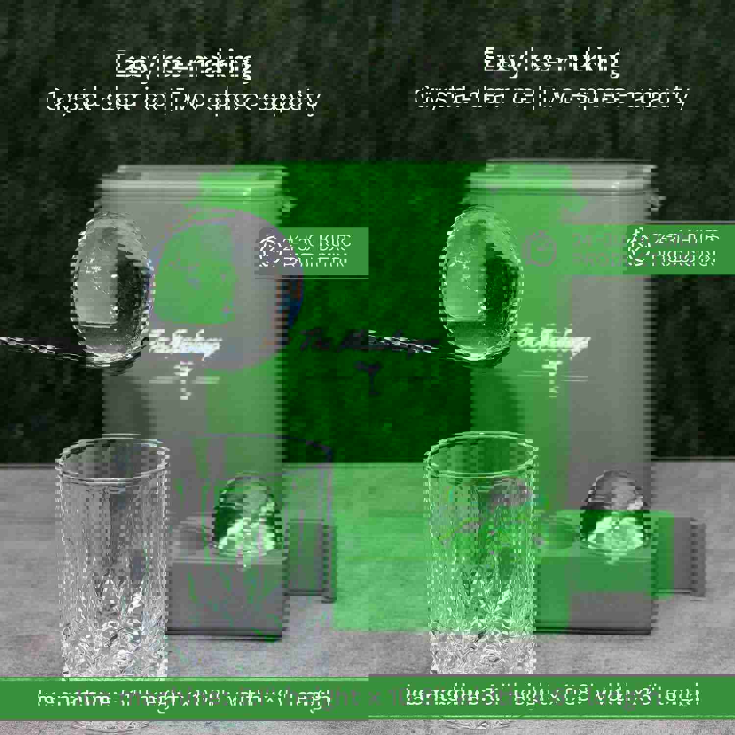Antarctic Clear Ice Maker (Sphere & Cube)
