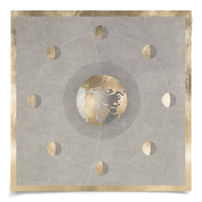 Natural Curiosities Solaris Art 5 - Gold Leaf Fine Art Paper