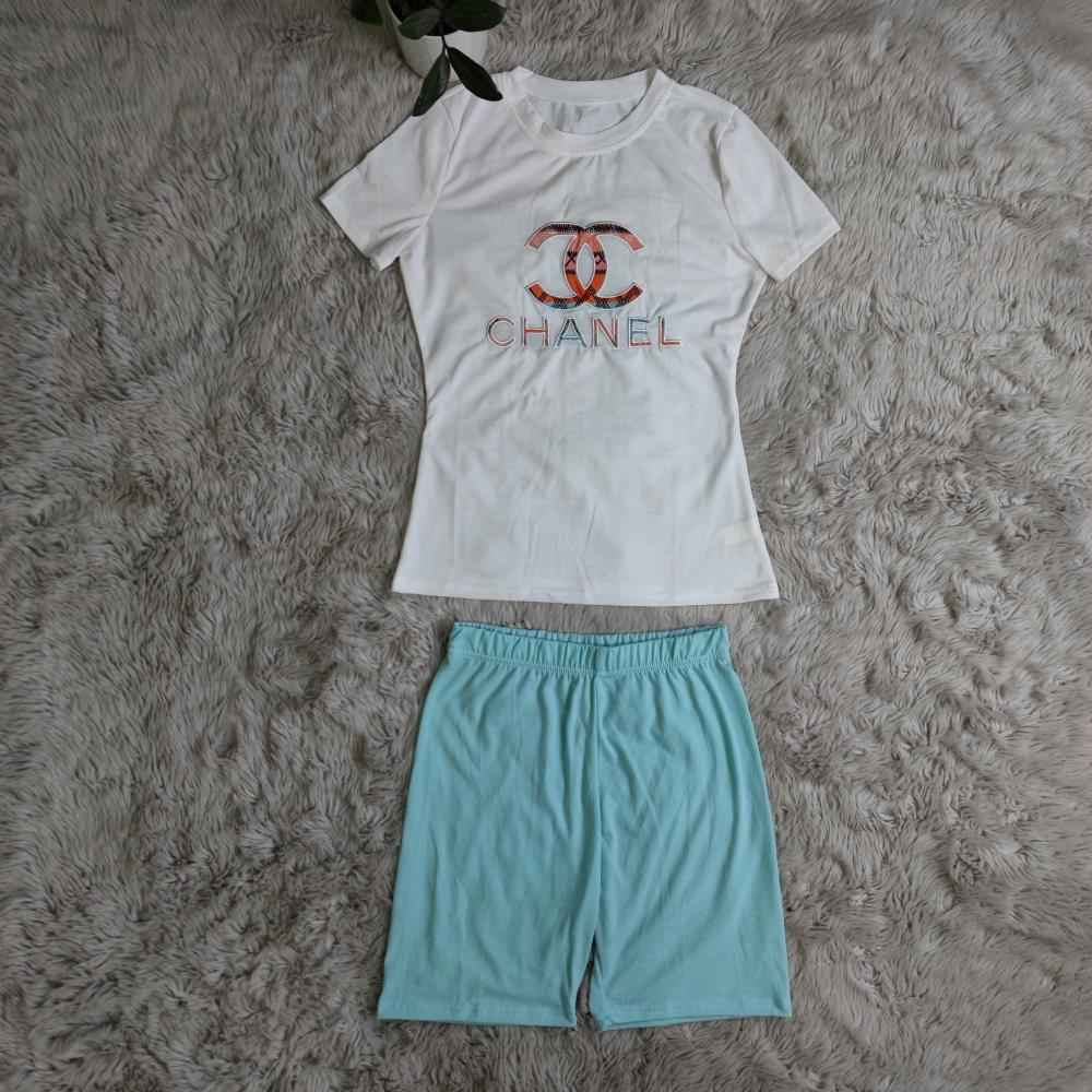 New Craft Models Embroidered Fashion Casual Two-Piece