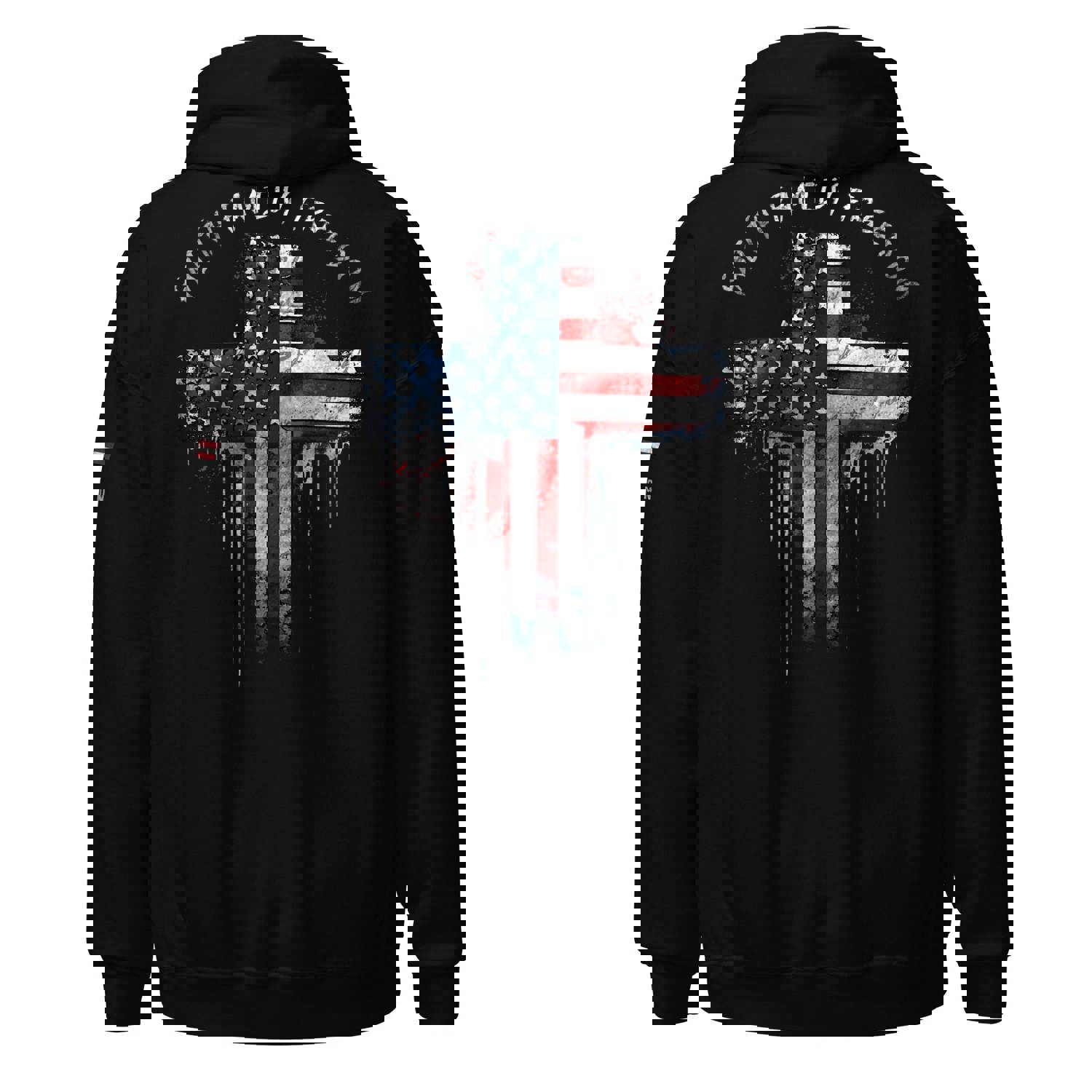 Faith Family Freedom Hoodie - Patriotic Apparel for Proud Americans