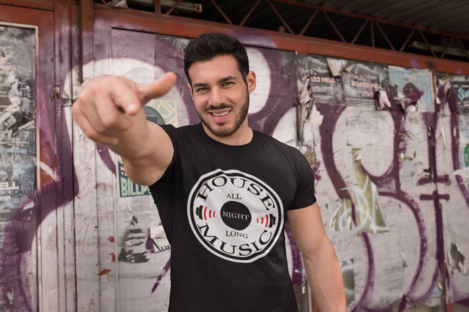 House Music All Night Long Shirt for Men and Women