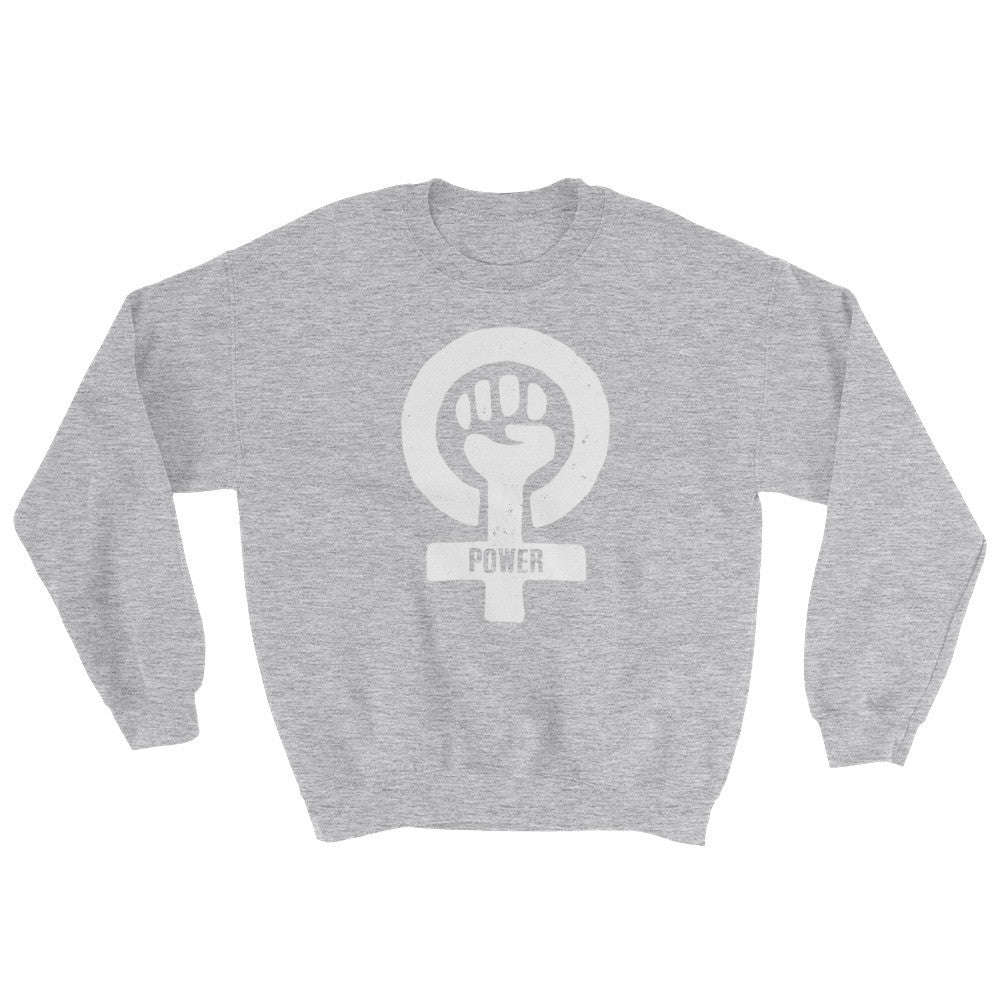 Feminist Power Unisex Crew Neck Sweatshirt