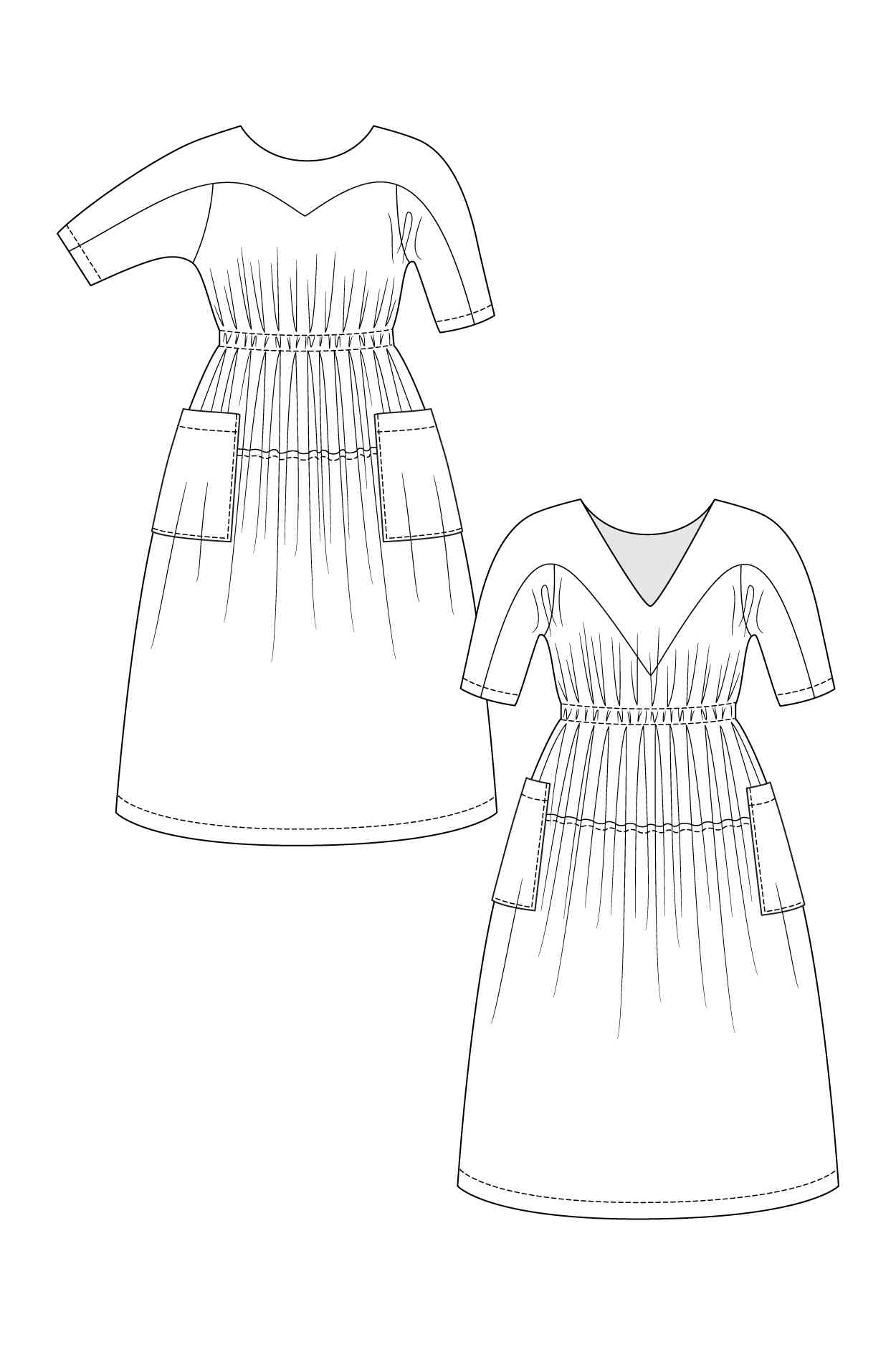 Named Clothing, Valo Dress or Top, Digital PDF Pattern