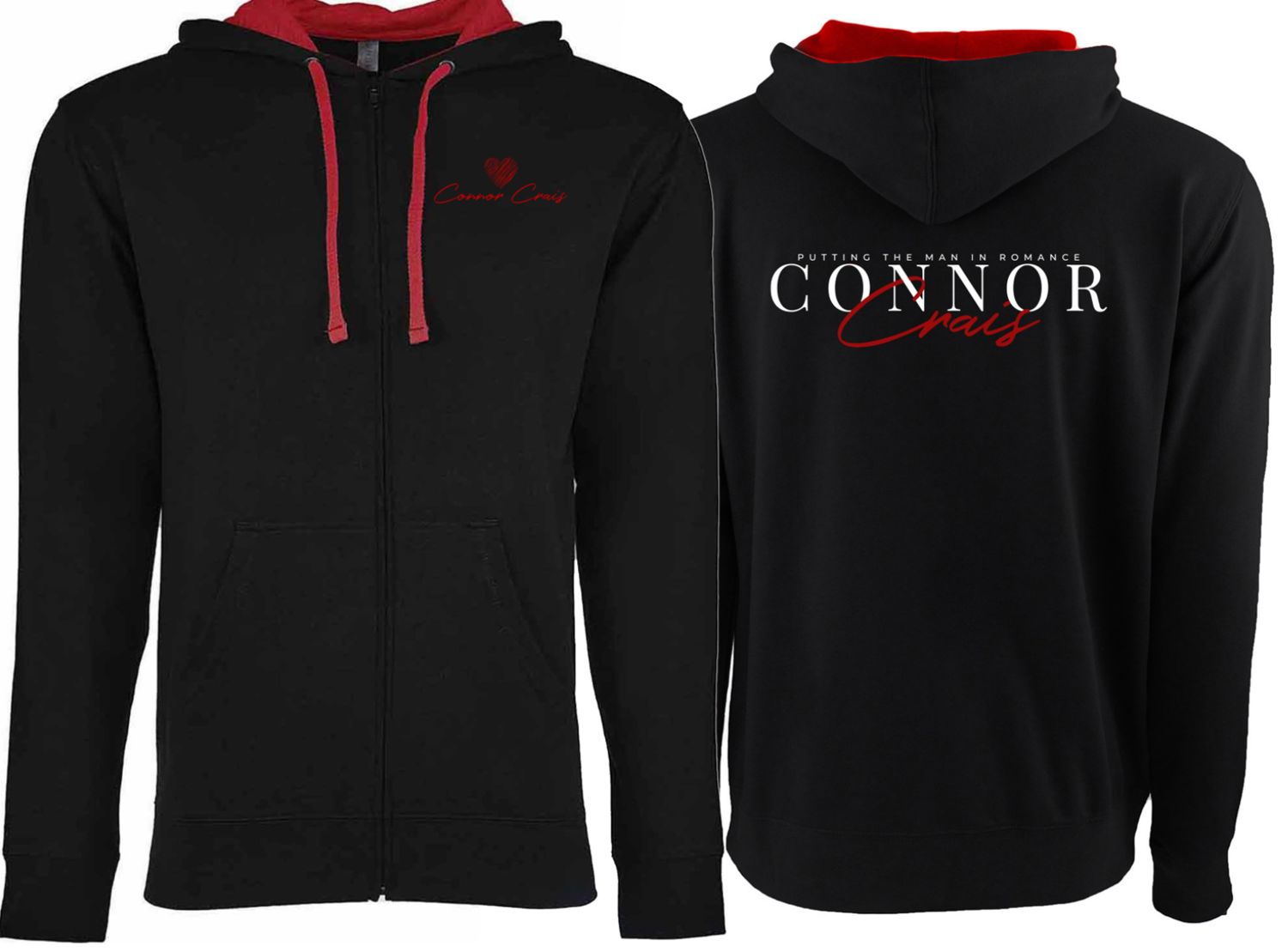 Connor Crais Swag Pack - Full Zip Hoodie & LIMITED EDITION Travel Bag