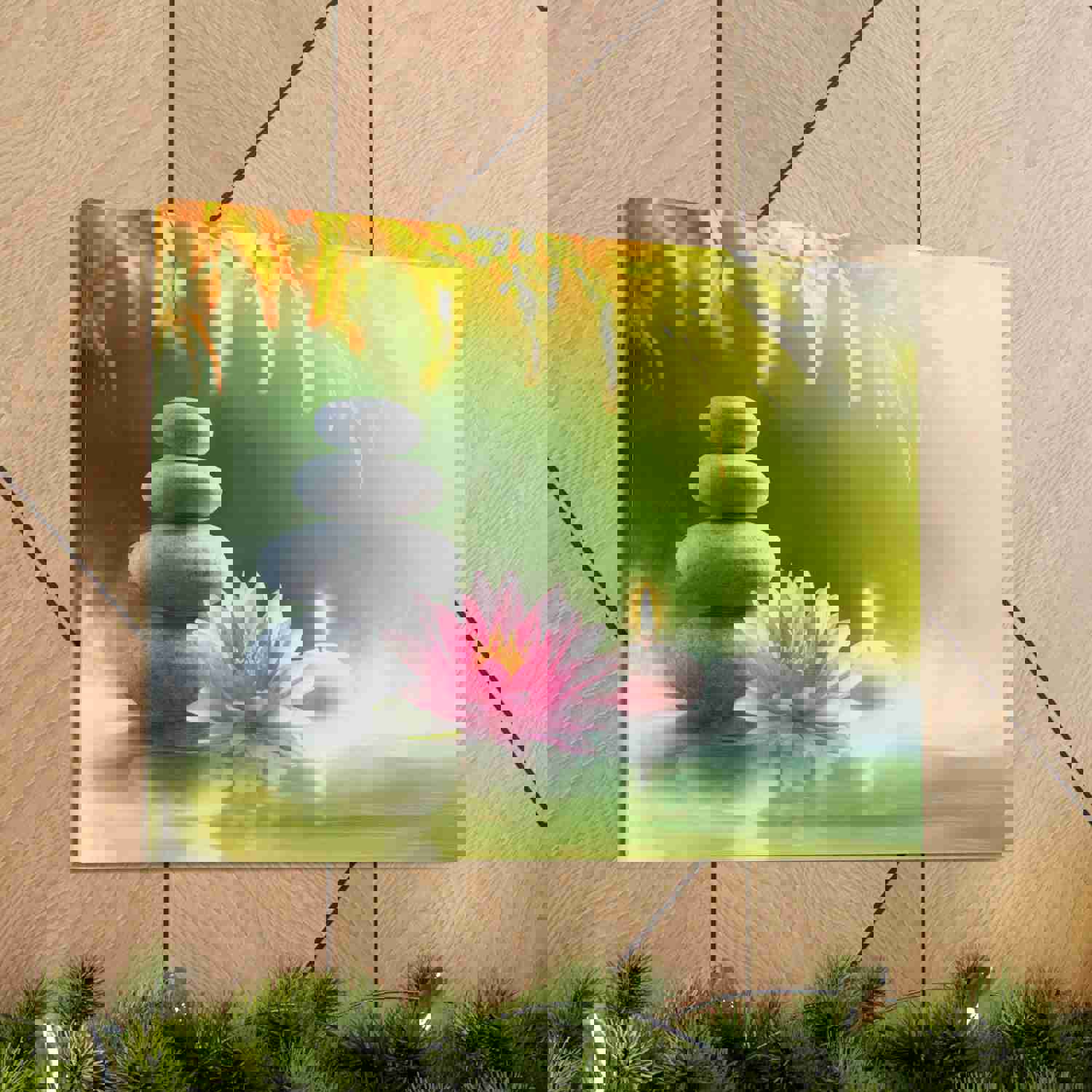 Forest Floral Nature Photography Canvas Wall Art for Home Decor