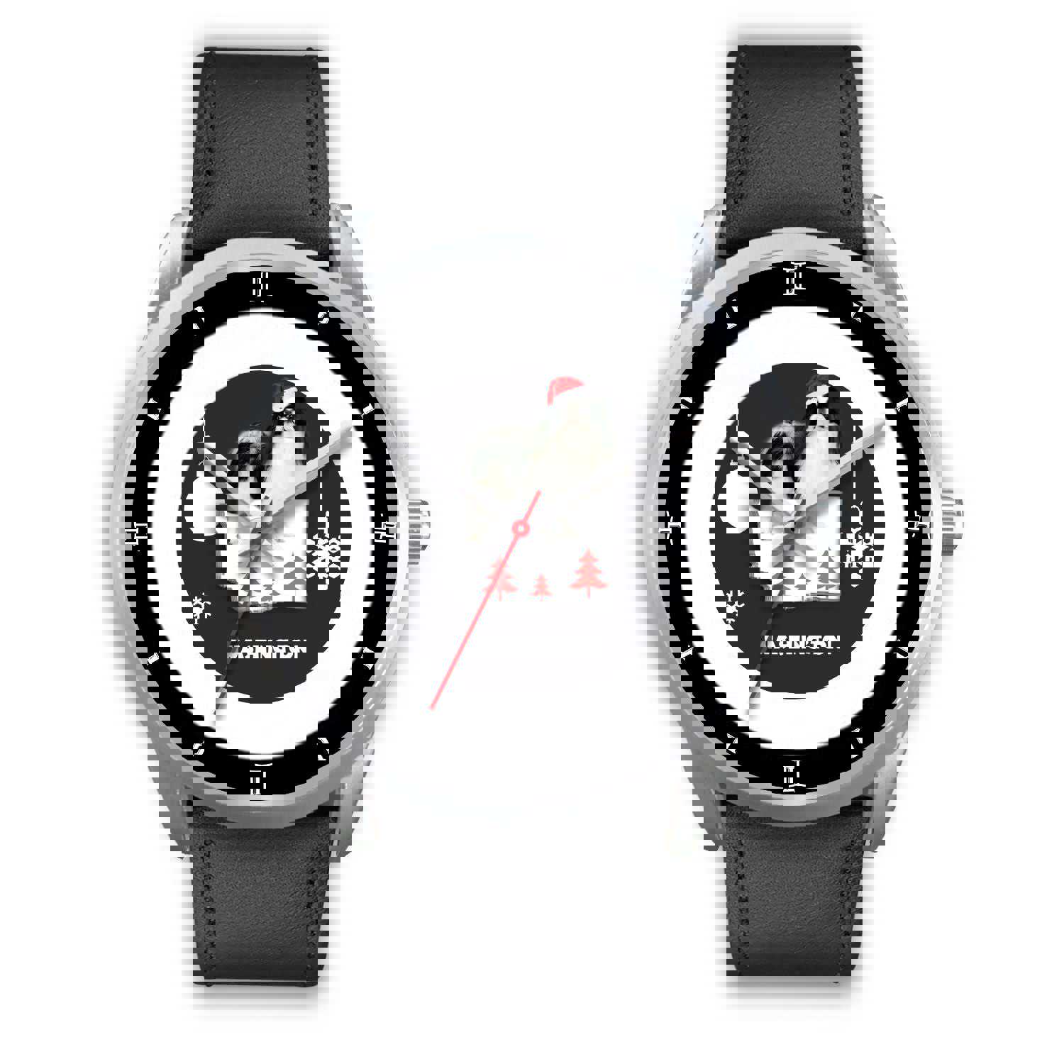 Japanese Chin Dog Washington Christmas Special Wrist Watch