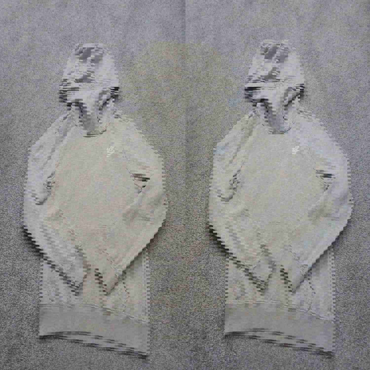 Nike Women's Pullover Hoodie Sweatshirt - Beige, Size XS