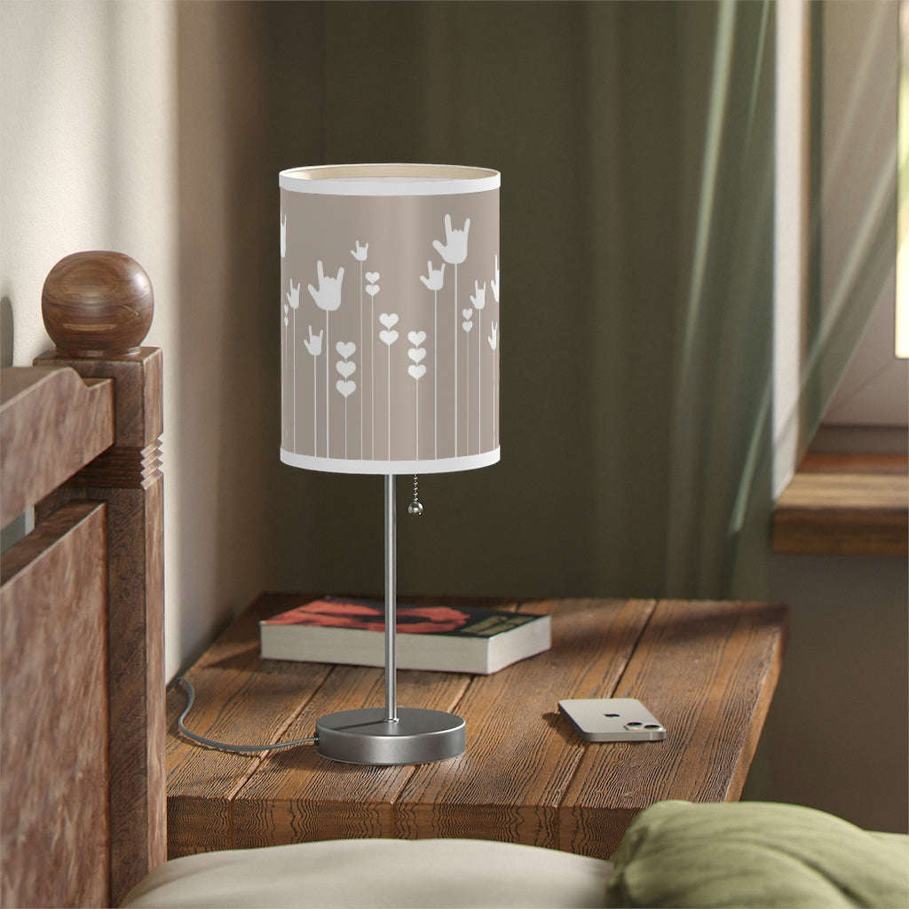 ASL Home Decor ILY Sprout Sign Language Table Lamp