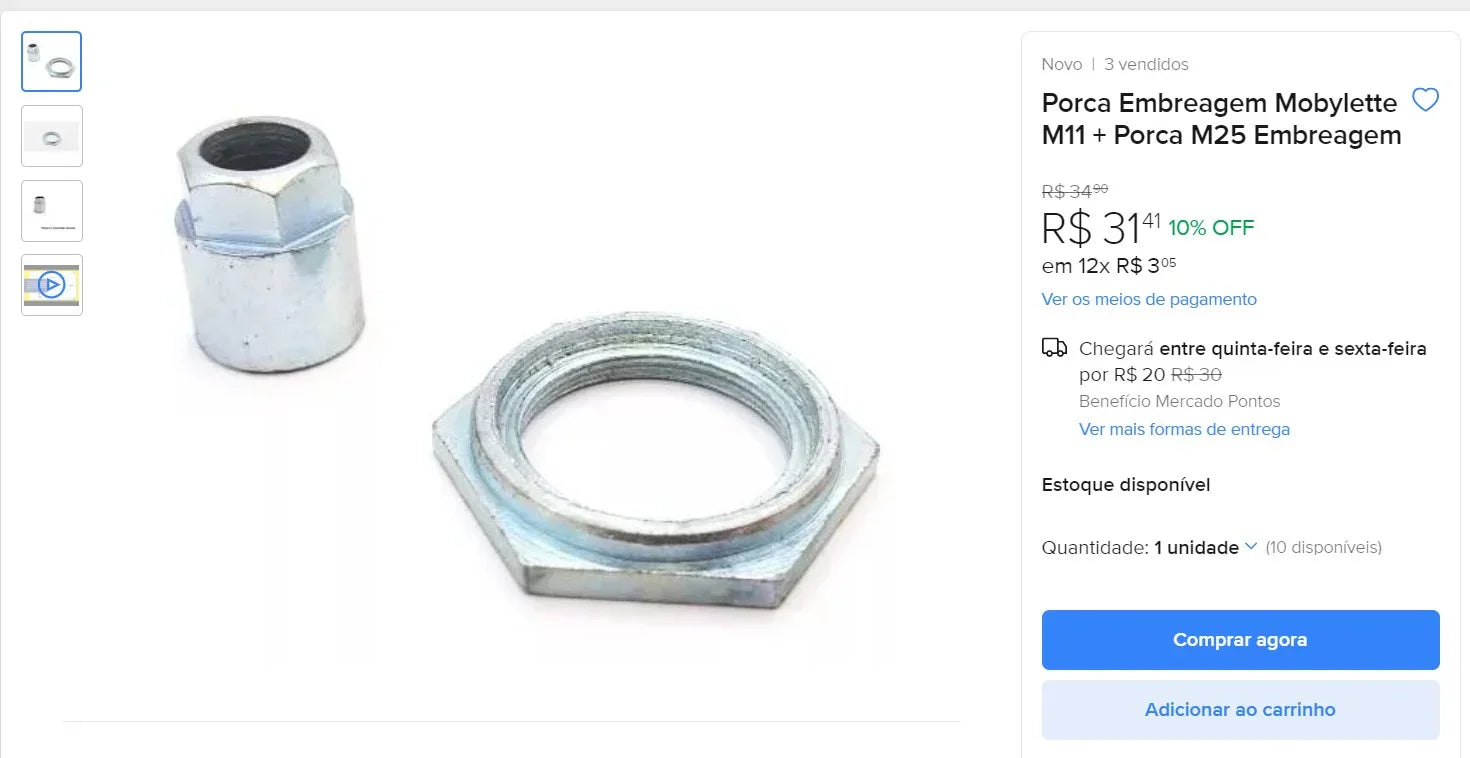Personal Shopper | Buy Scooter and Bike Parts from Brazil - 116 Units (DDP)