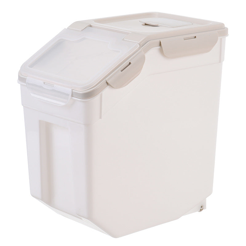 Large Capacity Moistureproof Bucket Container for Pet Food Storage