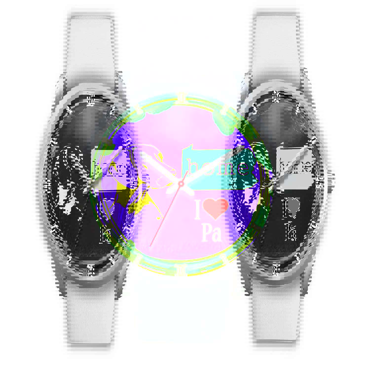 Vizsla Dog Golden Art Pennsylvania Christmas Special Wrist Watch