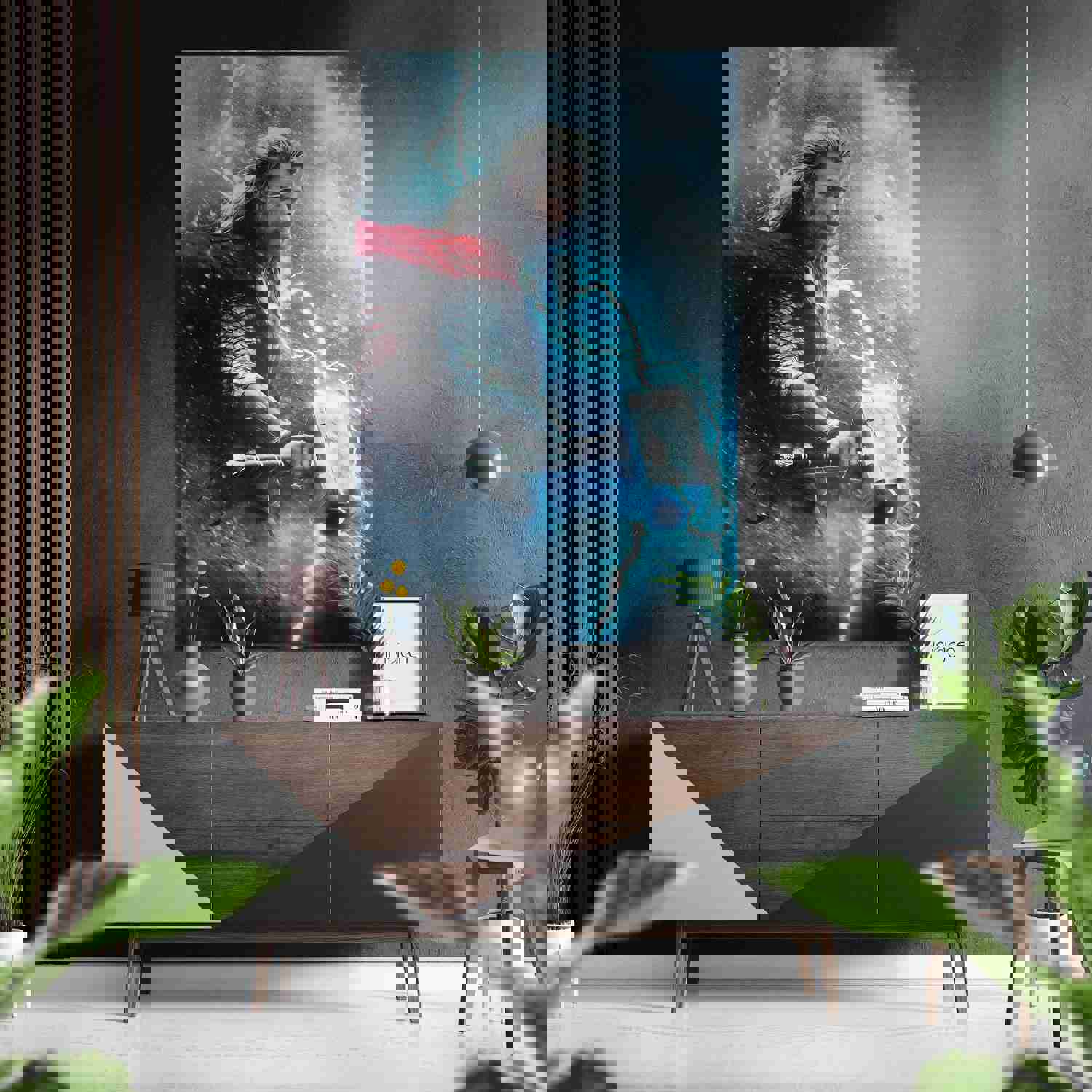 Thor Brushed Aluminium Dibond Wall Art