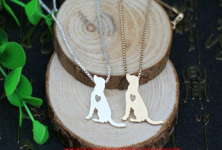 G.SKY Labrador Retriever Dog Necklace - Buy One Get One Free, Golden Plated Pet Lover Jewelry