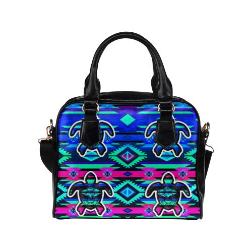 Adobe Sunset Turtle Shoulder Handbag