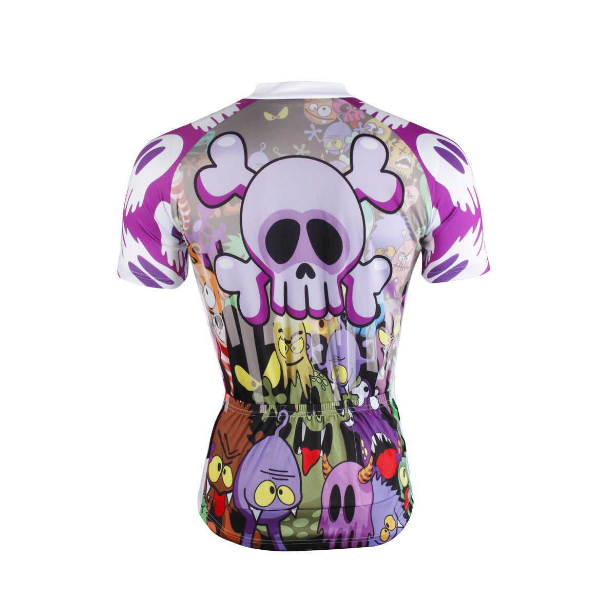 Ilpaladino Horror Skull & Monster Men's Breathable Quick Dry Cycling Jersey