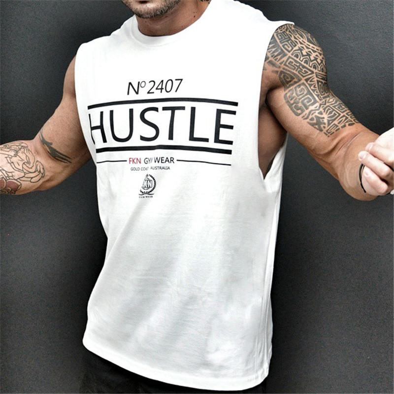 2020 Fitness Cotton Vest - Sporty & Stylish Sleeveless Top