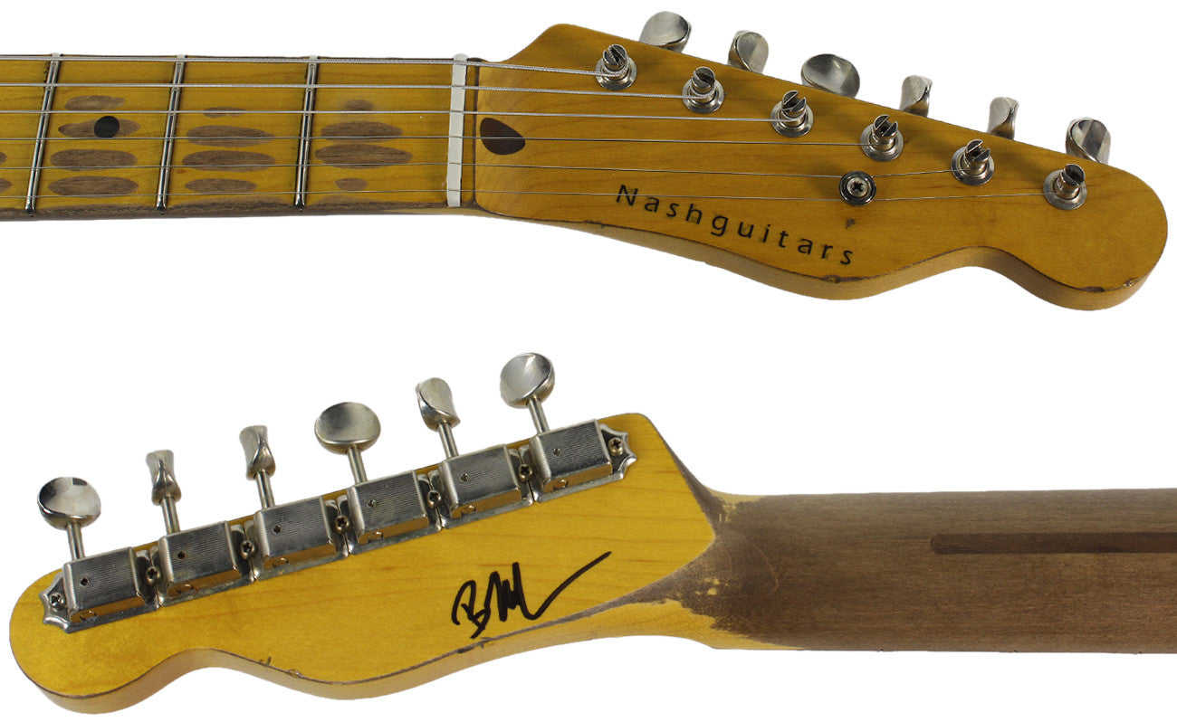 Nash T-52 Guitar, Butterscotch Blonde, Lollartron, Medium Aging