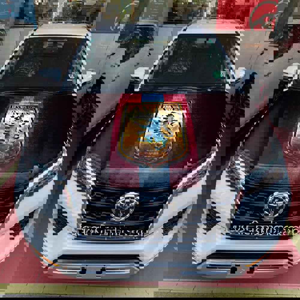 Aston Villa Itasha Car Vinyl Hood Wrap Decal Sticker