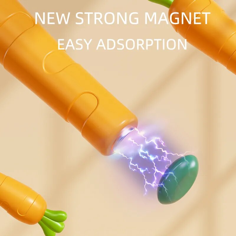 Rabbit Magnetic Drawing Board with Carrot Magnet Pen - Reusable Kids Drawing Toy
