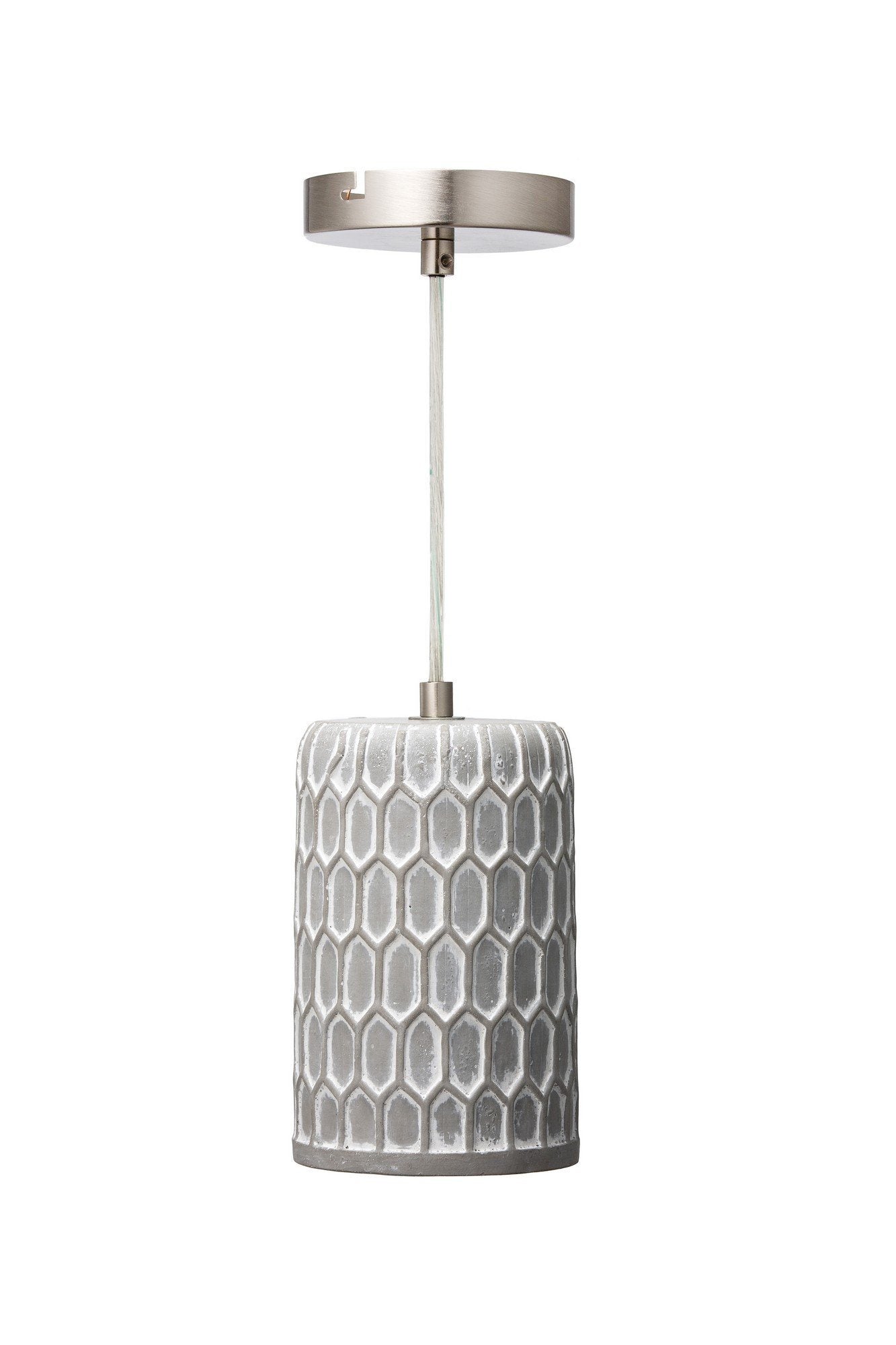 Concrete 1-Lt Jewel Mini Pendant