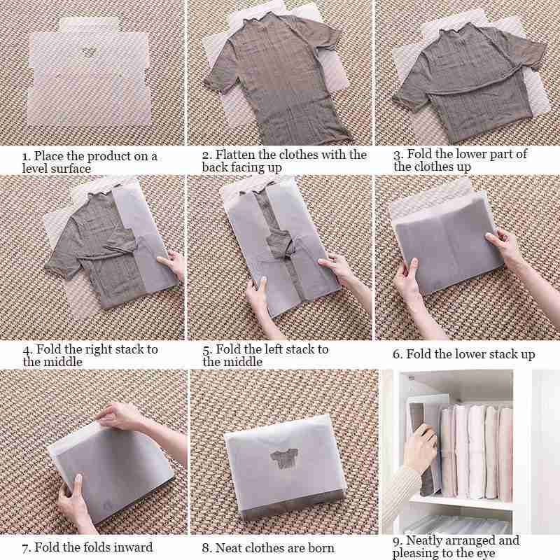 Clothing Folding Boards - Efficient and Durable PP Material