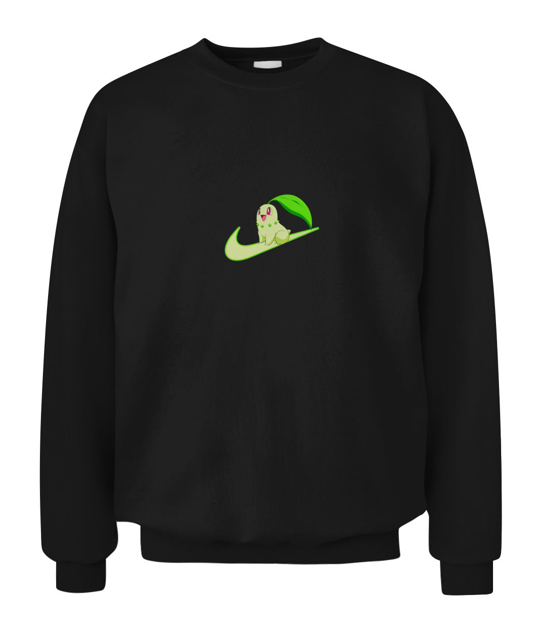 Chikorita Simple Swoosh Custom 2-Side Printed Hoodie