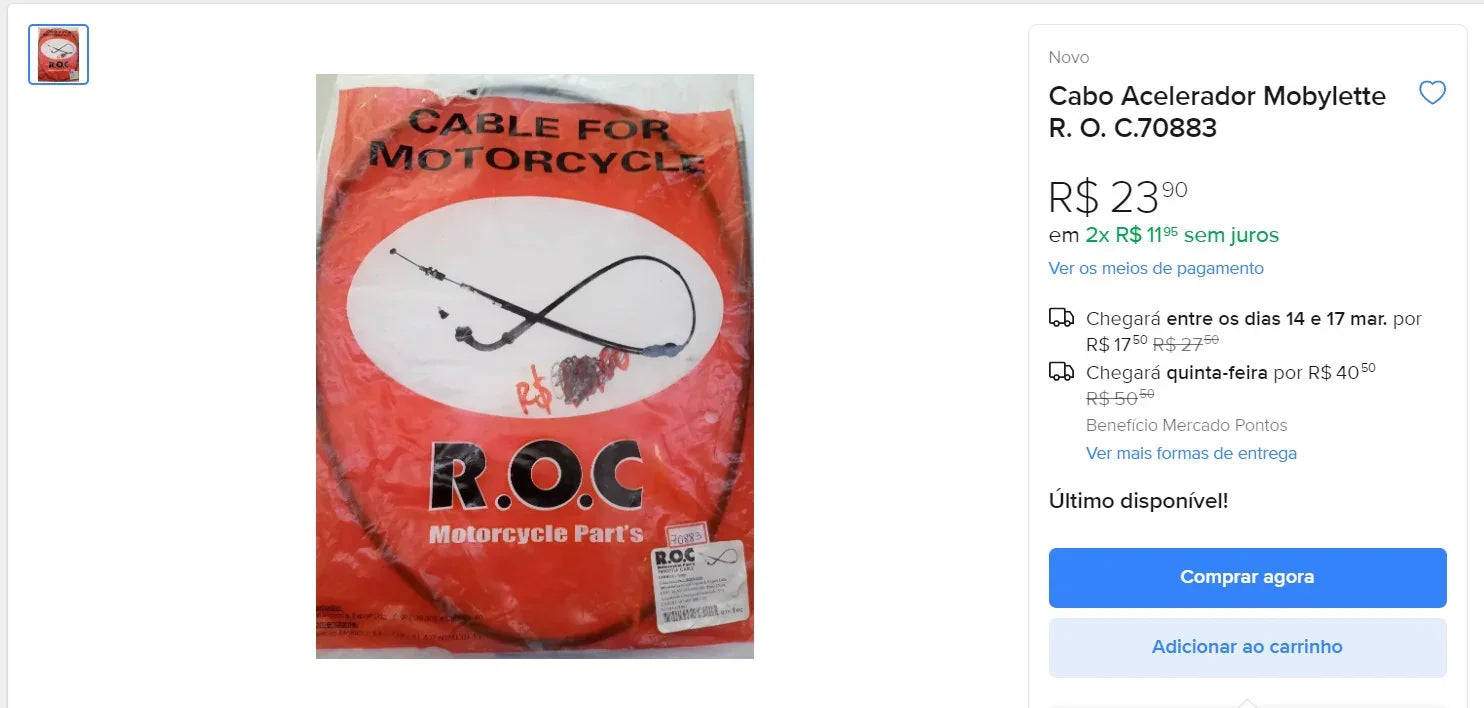 Personal Shopper | Buy Scooter and Bike Parts from Brazil - 116 Units (DDP)