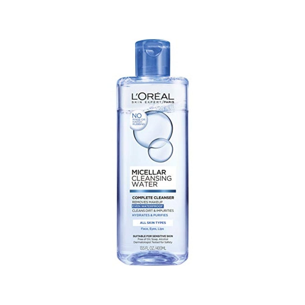 L'Oreal Paris Skincare Micellar Cleansing Water - Complete Makeup Remover & Gentle Cleanser (13.5 Fl Oz)
