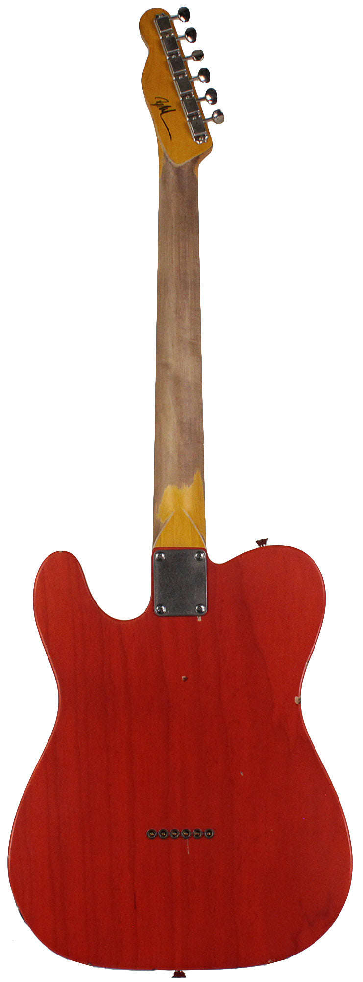 Nash T-2HB Guitar with Lollartrons in Gretsch Orange - Light Aging