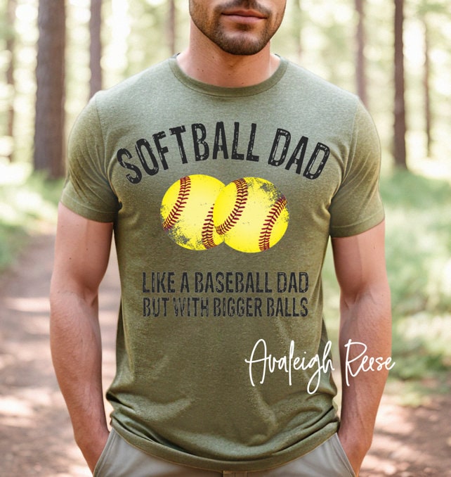 Softball Dad Shirts - Unisex Game Day Tees for Fathers