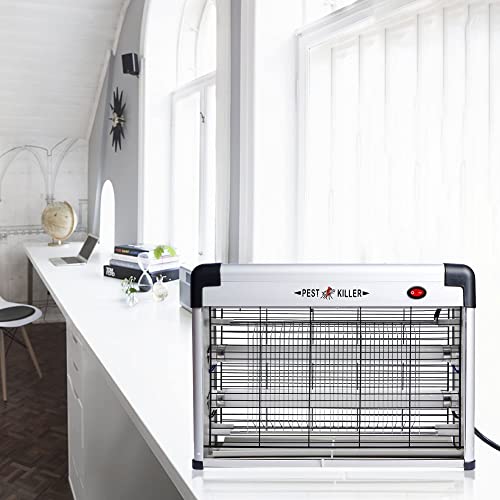 Phosooy Electric Bug Zapper - Indoor Mosquito Killer with 20W Lamps & 2800V Grid