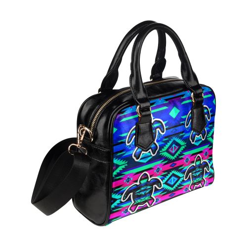 Adobe Sunset Turtle Shoulder Handbag