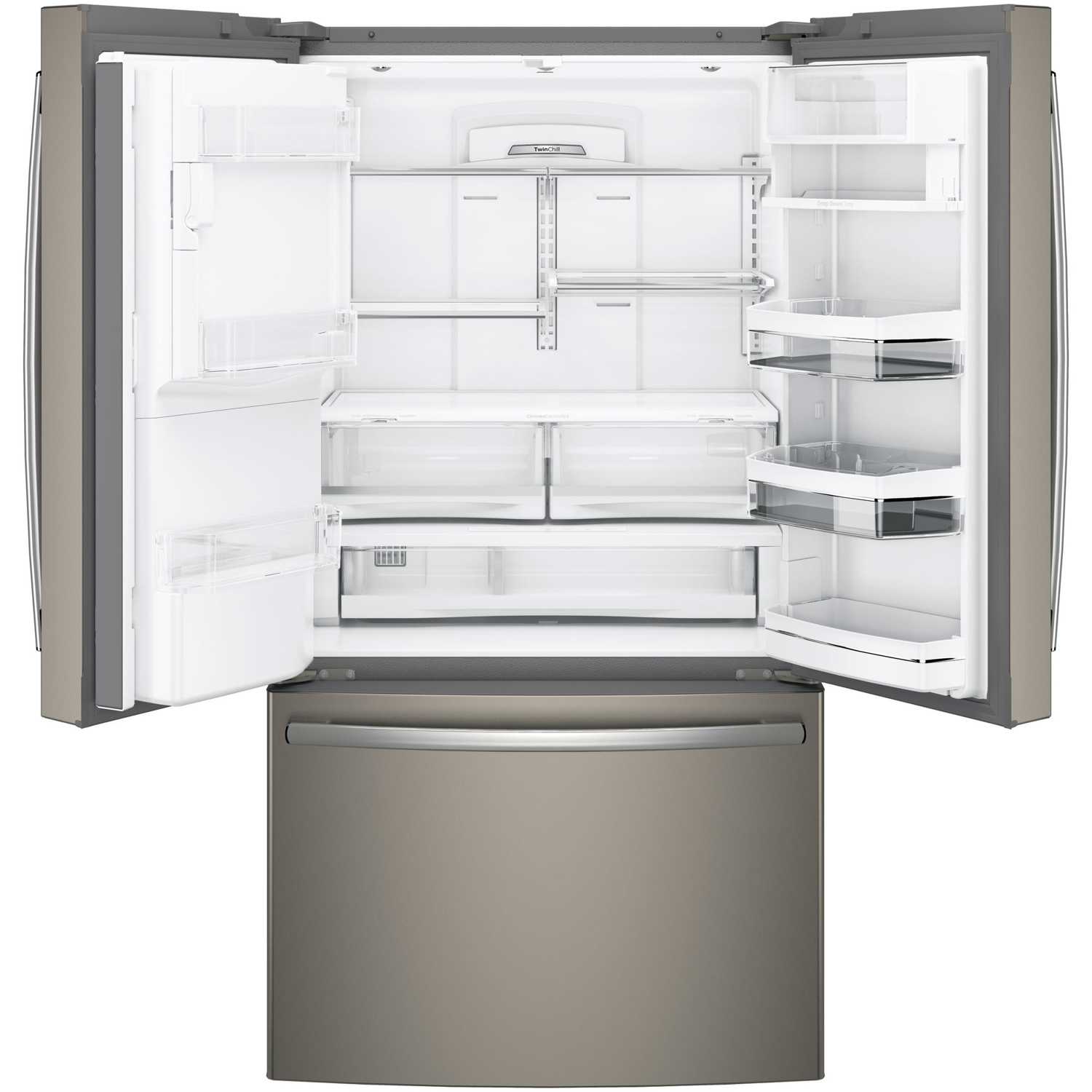 GE Profile 36-inch Counter-Depth French 3-Door Refrigerator with Water and Ice Dispenser