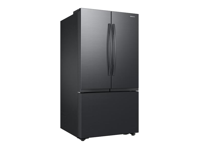 SAMSUNG 32 cu. ft. Mega Capacity 3-Door French Door Refrigerator with Dual Auto Ice Maker in Matte Black Steel