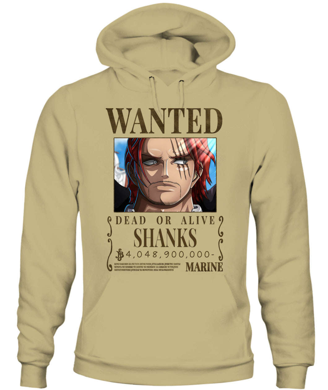 Shanks Wanted Custom Graphic Unisex T-Shirt