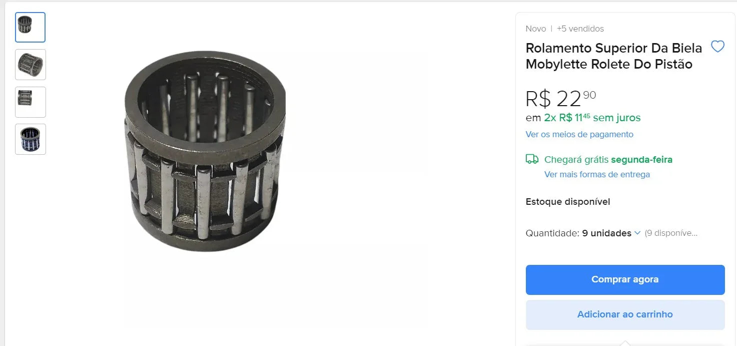 Personal Shopper | Buy Scooter and Bike Parts from Brazil - 116 Units (DDP)