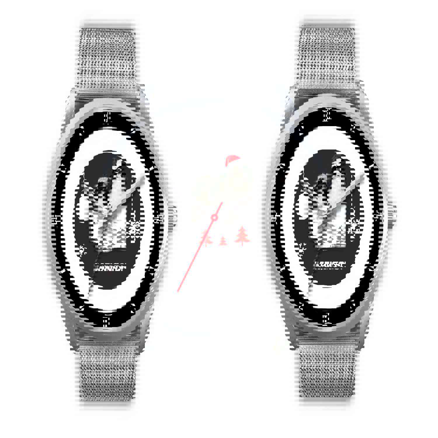 Japanese Chin Dog Washington Christmas Special Wrist Watch
