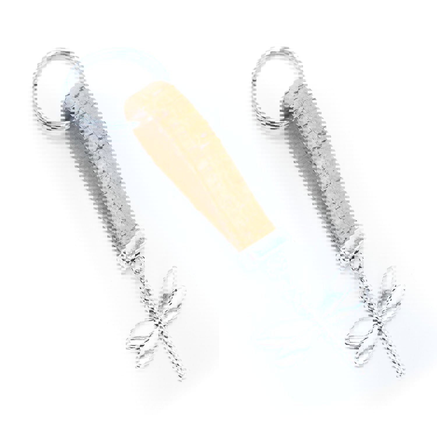 Dragonfly Pendant Colorful Cork Keychain I-067