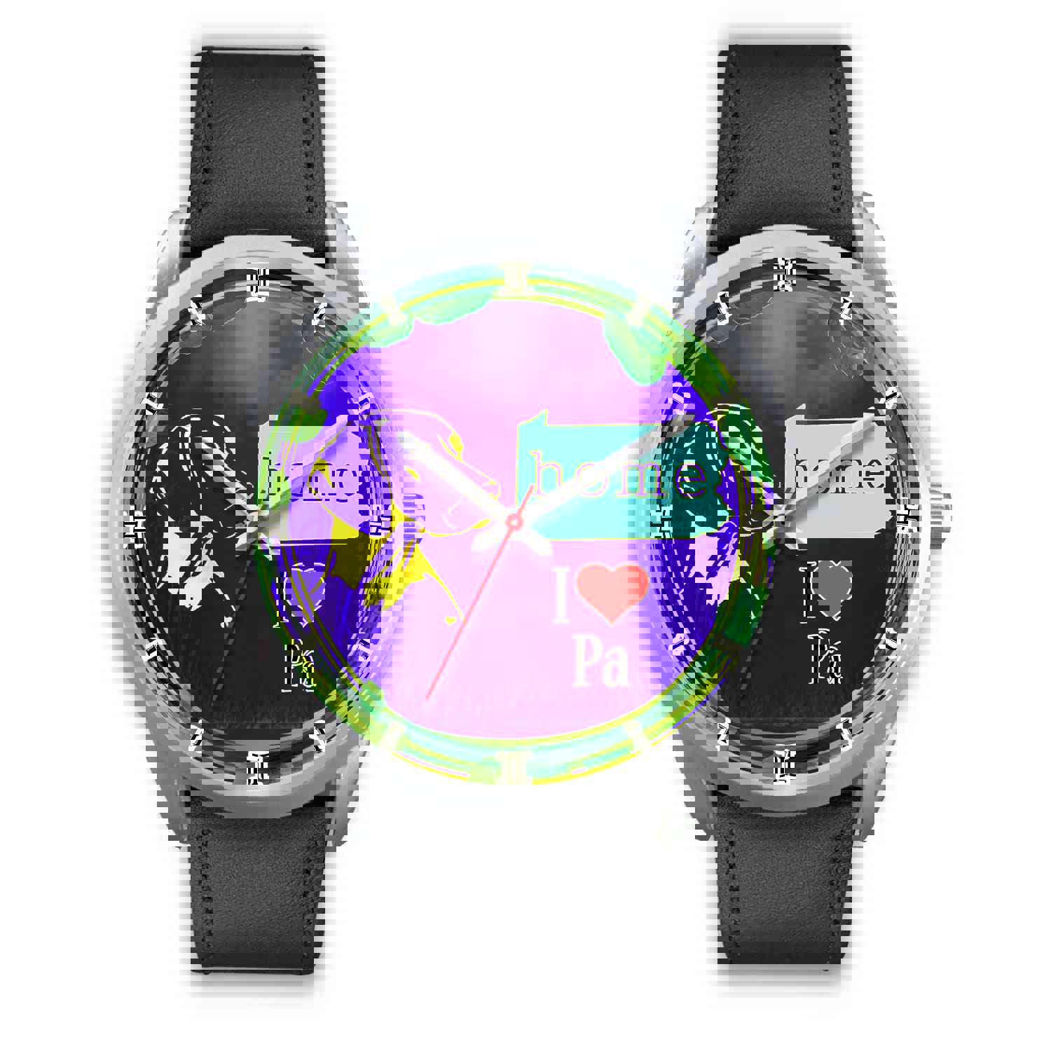 Vizsla Dog Golden Art Pennsylvania Christmas Special Wrist Watch