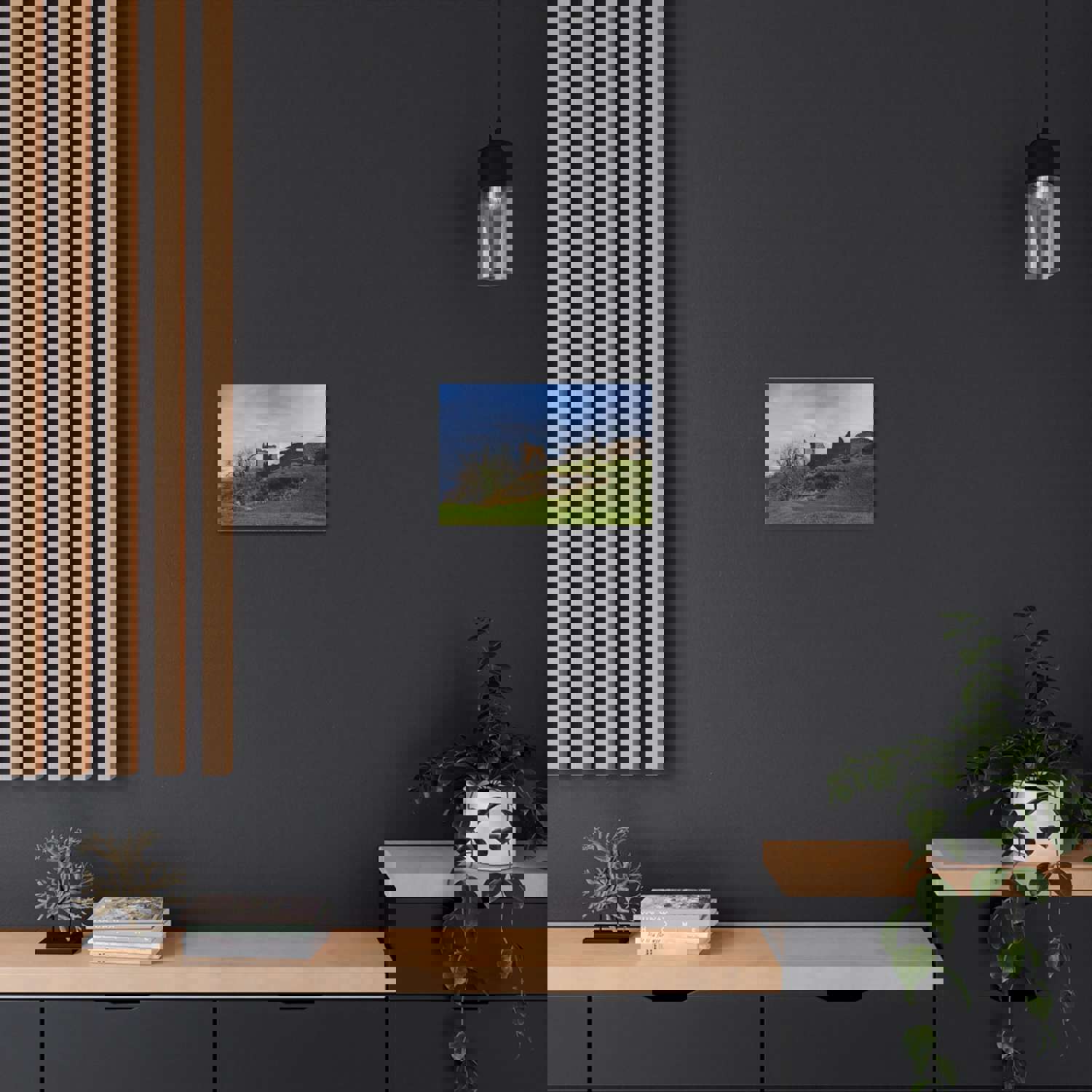 Ruins of Urquhart Scotland Nature Wilderness Photography Canvas Wall Art for Home Decor