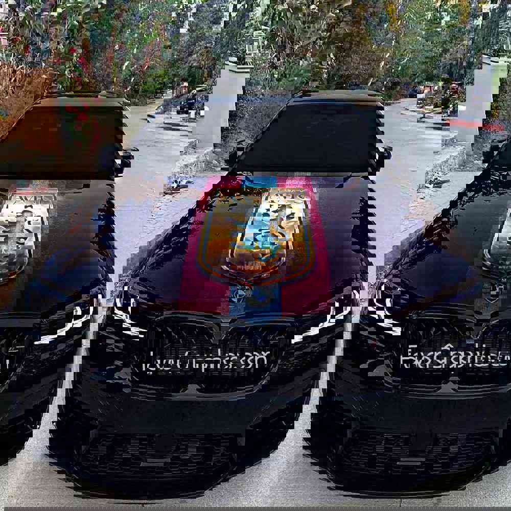 Aston Villa Itasha Car Vinyl Hood Wrap Decal Sticker