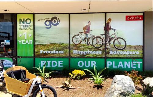 Custom Perforated Window Decals for Business Advertising