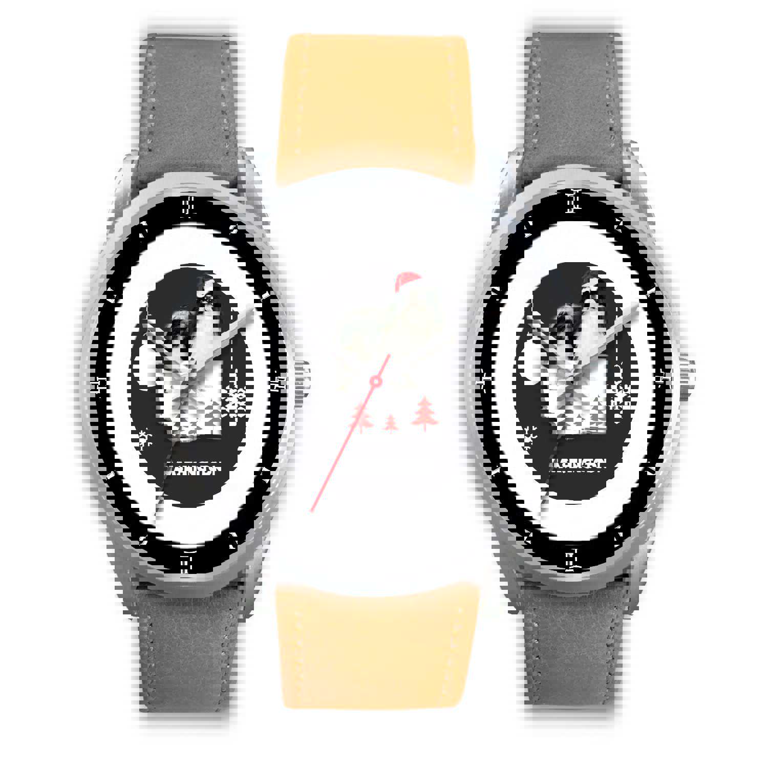 Japanese Chin Dog Washington Christmas Special Wrist Watch