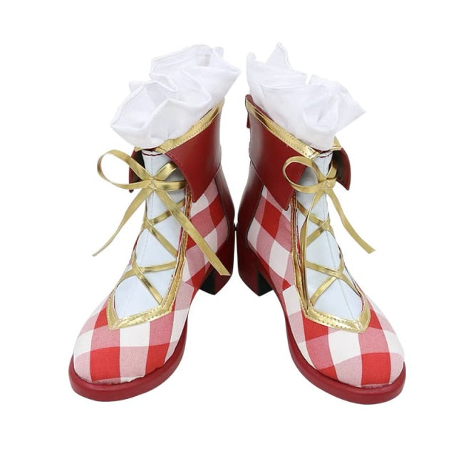 Anime Love Live Nico Yazawa Nozomi Cosplay Shoes with Bouquet Flowers Design
